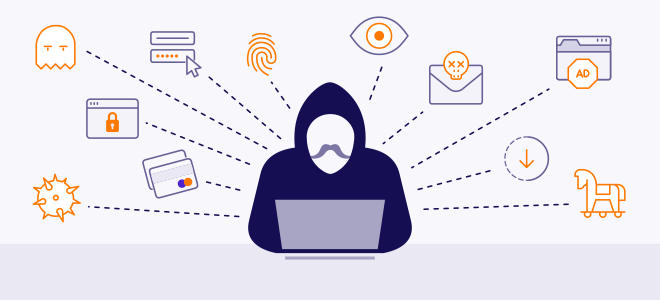 Es gibt viele verschiedene Arten von Internetkriminalität, vor denen Sie sich in Acht nehmen müssen, von Malware bis hin zu Identitätsdiebstahl und mehr.
