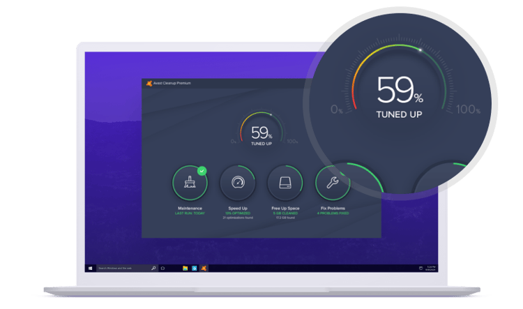 Avast Cleanup's built-in browser cleaner tool tunes up your browser for a smoother, faster internet experience.