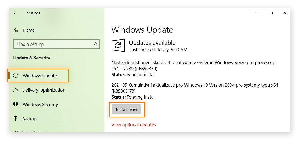 registry repair windows 10 avast