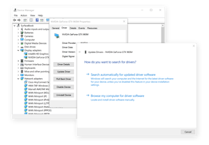 Actualizaciones automáticas del administrador de dispositivos