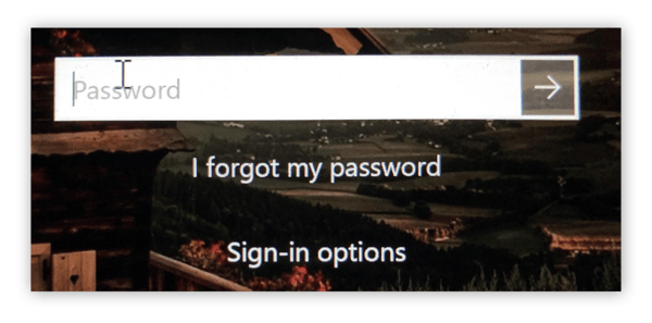 Password prompt