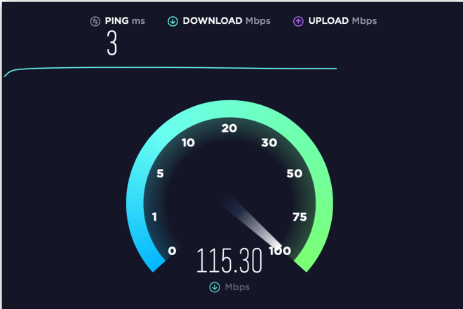 Use this online speed test to find out what the real-time speed of your internet connection is.
