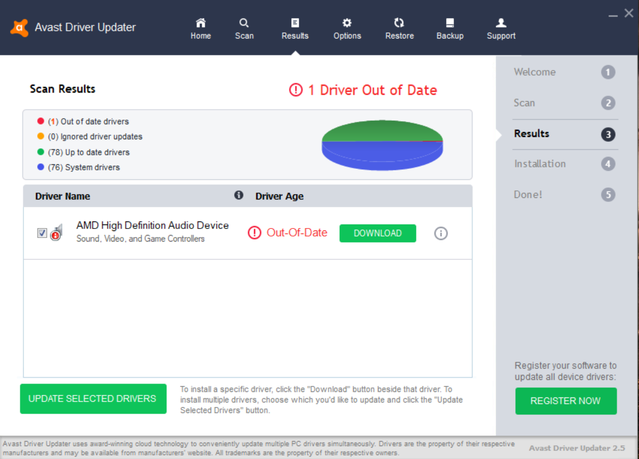 Avast driver updater