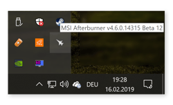 MSI Afterburner överklockningsverktyget