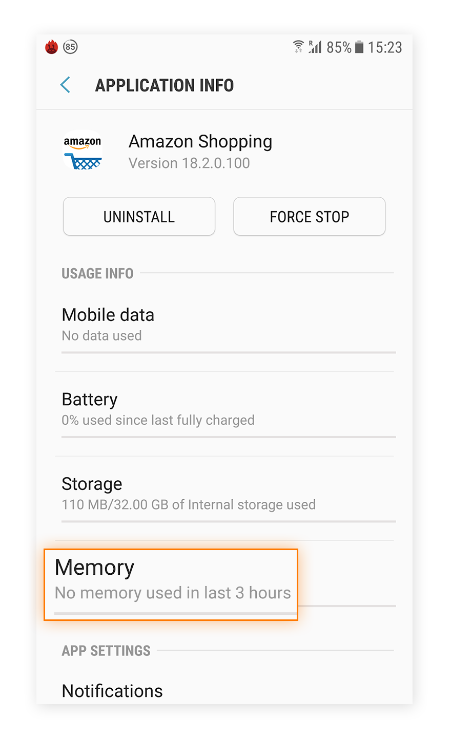 how to clear other'' storage on samsung