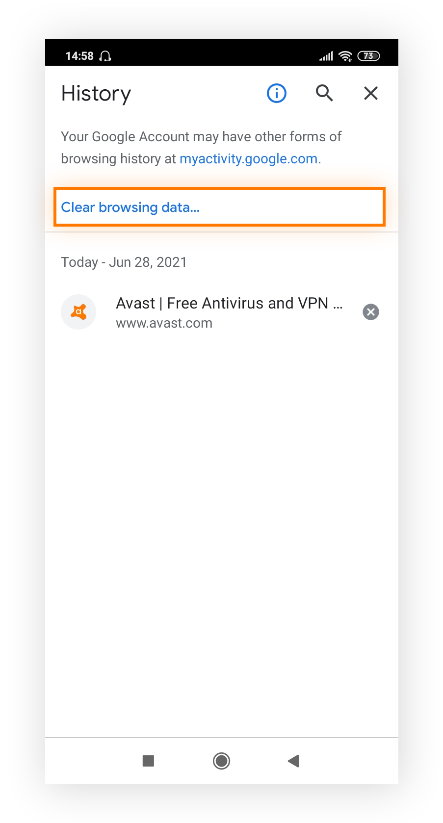 how to uninstall avast browser cleanup for android