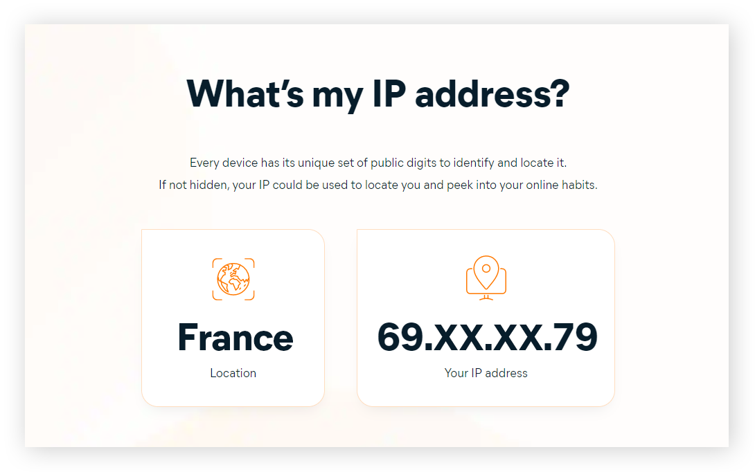 Trouver votre adresse IP et votre emplacement avec un vérificateur d’adresse IP en ligne.