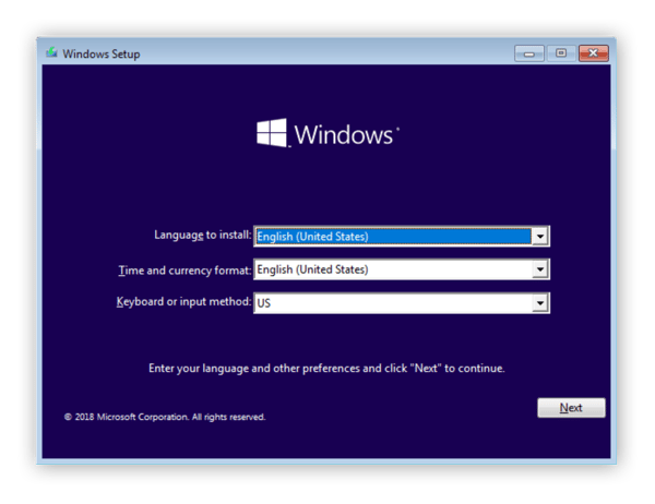 Windows 7/10 installation