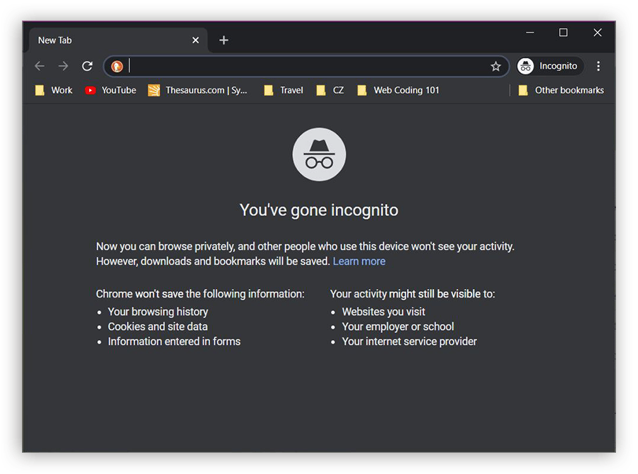Modo de incógnito en Chrome | Cómo navegar de incógnito | Avast