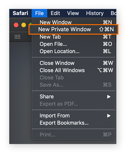 Opening a Private Browsing window in Safari for macOS