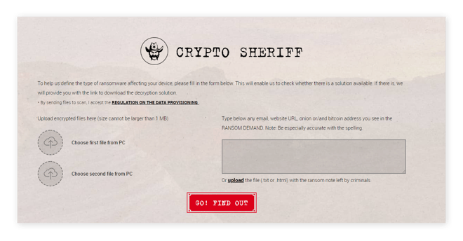 Crypto Sheriff findet und identifiziert Ransomware auf Ihrem Mac.