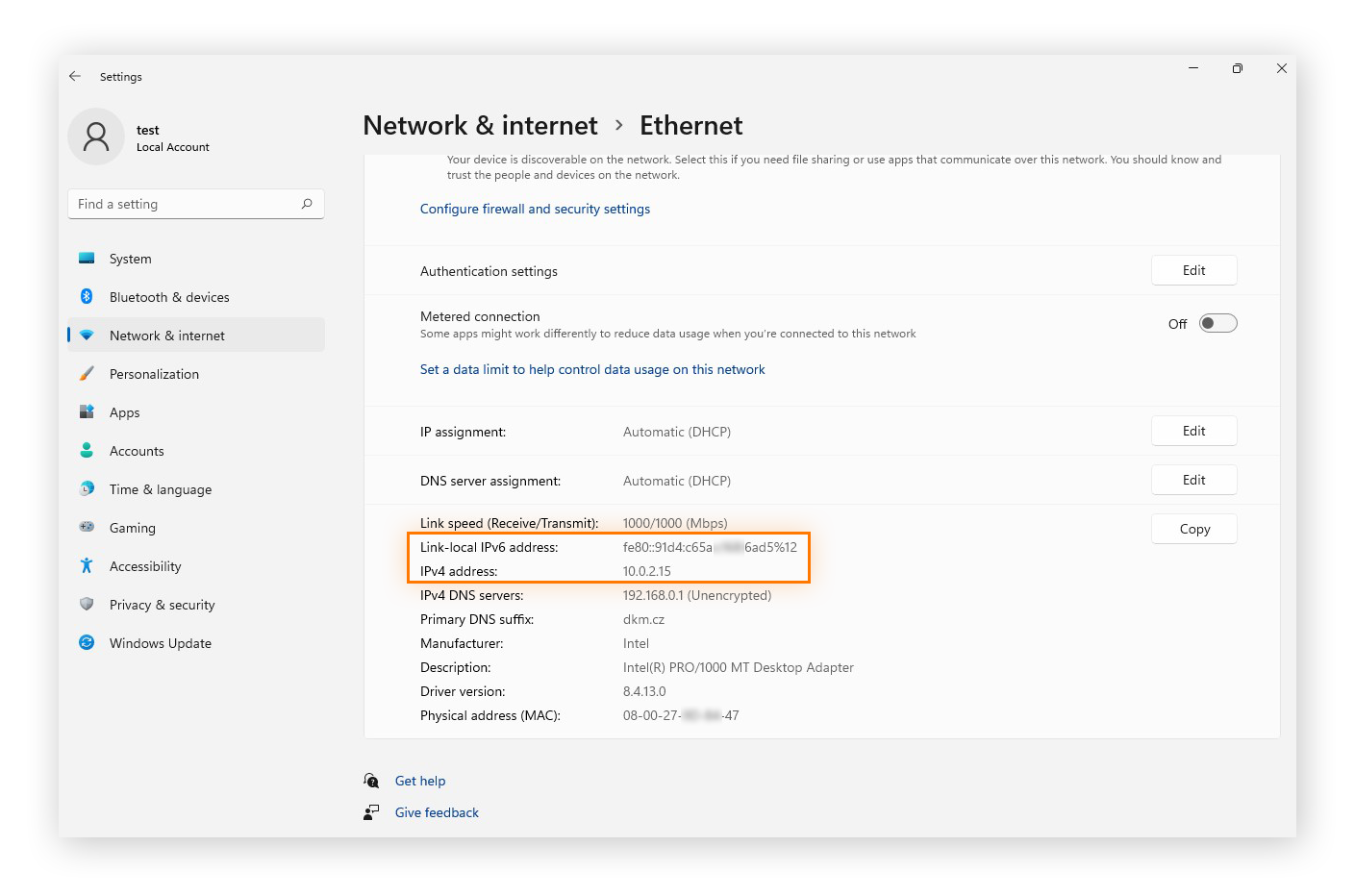 Finden Ihrer IPv4- und IPv6-Adresse unter Windows