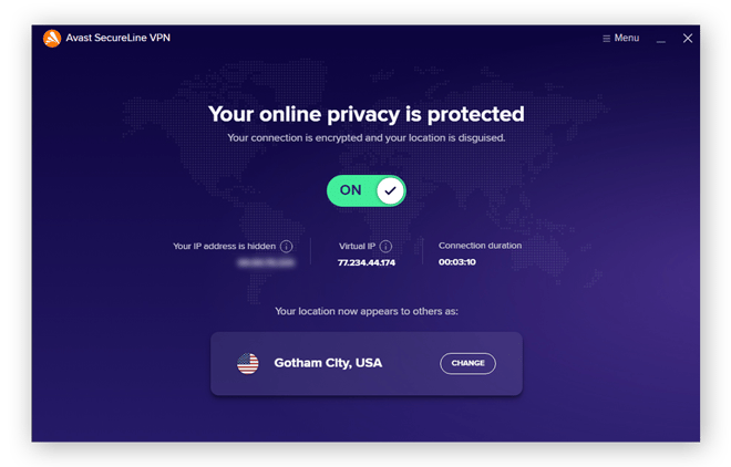 Avast SecureLine VPN für macOS