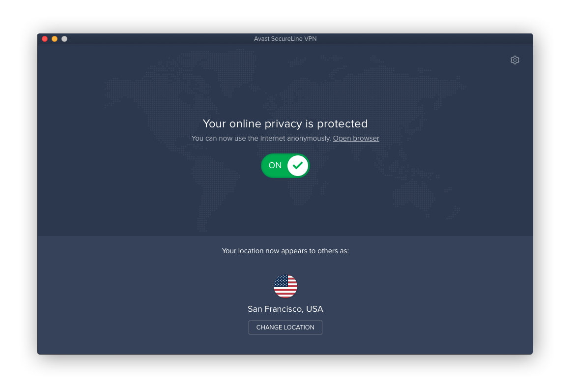 Avast SecureLine VPN for macOS