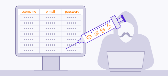 Los hackers pueden recurrir a los ataques de inyección de SQL para introducirse en la base de datos de un sitio web.