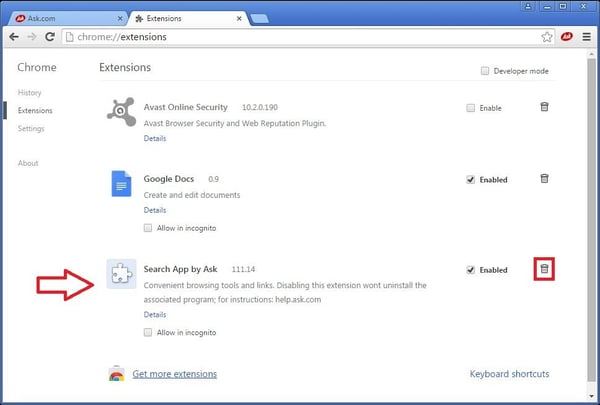 Add, Remove, or Disable Extensions or Addons in Chrome, Firefox, Opera