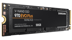NVME SSD connected via PCIe interface