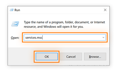 Como abrir o Windows Service Manager a partir da janela Executar