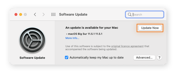 Cómo instalar la última actualización de macOS en Preferencias del Sistema y mantener el MacBook a una temperatura baja y con un rendimiento eficiente.