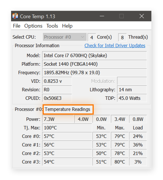 laptop temperature monitor software windows 7
