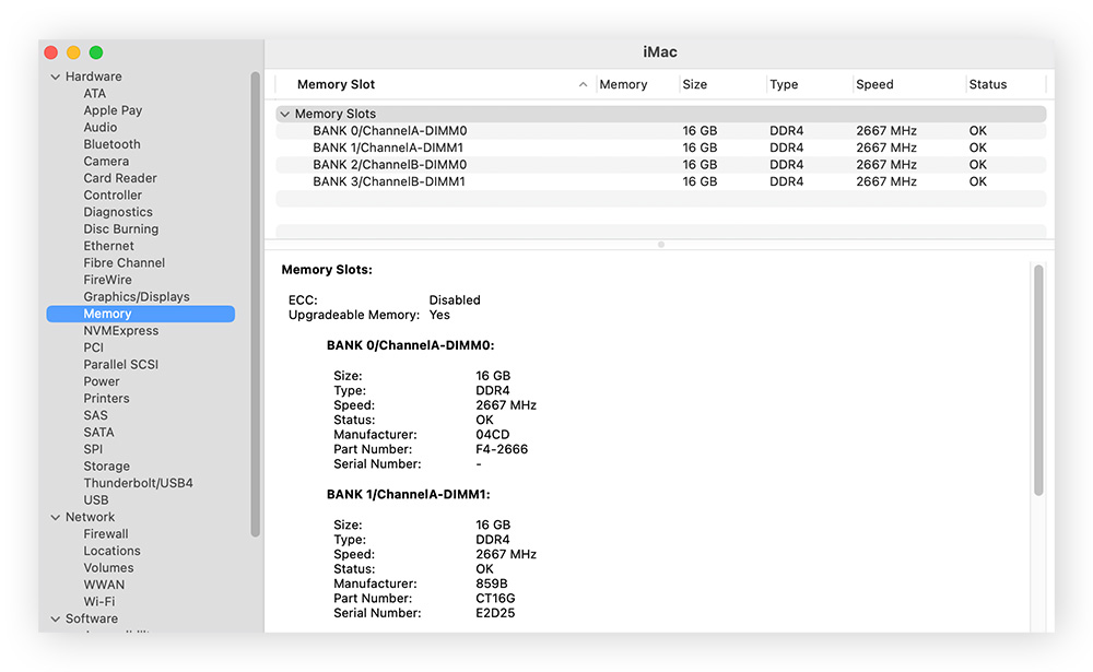 How to sale check ram specs