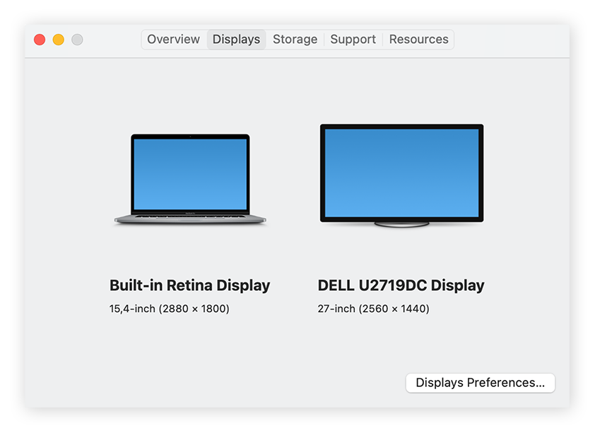 Os PCs e os MacBooks apresentam tipos de telas diferentes.