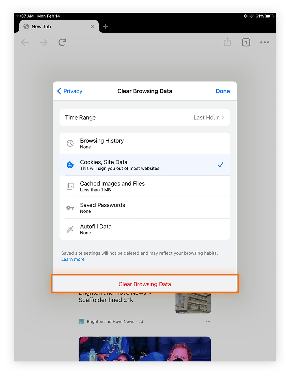 How to Clear Your Cache & Cookies on iPad | Avast