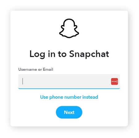  Android-Benutzer müssen sich über einen Webbrowser bei ihrem Konto anmelden, um Snapchat zu löschen.