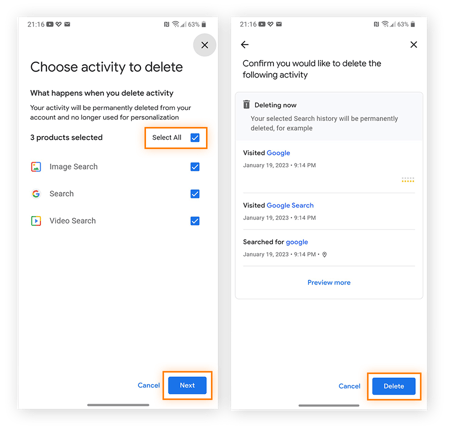 How to Delete Google Search History on PC, Mac, Mobile | Avast