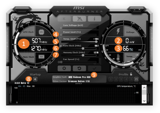 Overclocking your GPU with MSI Afterburner and checking the overclock settings
