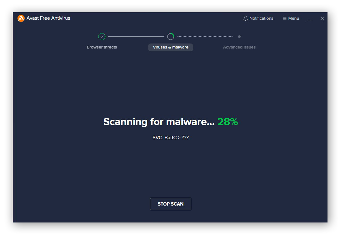 Procure malware de roteador com software antivírus.