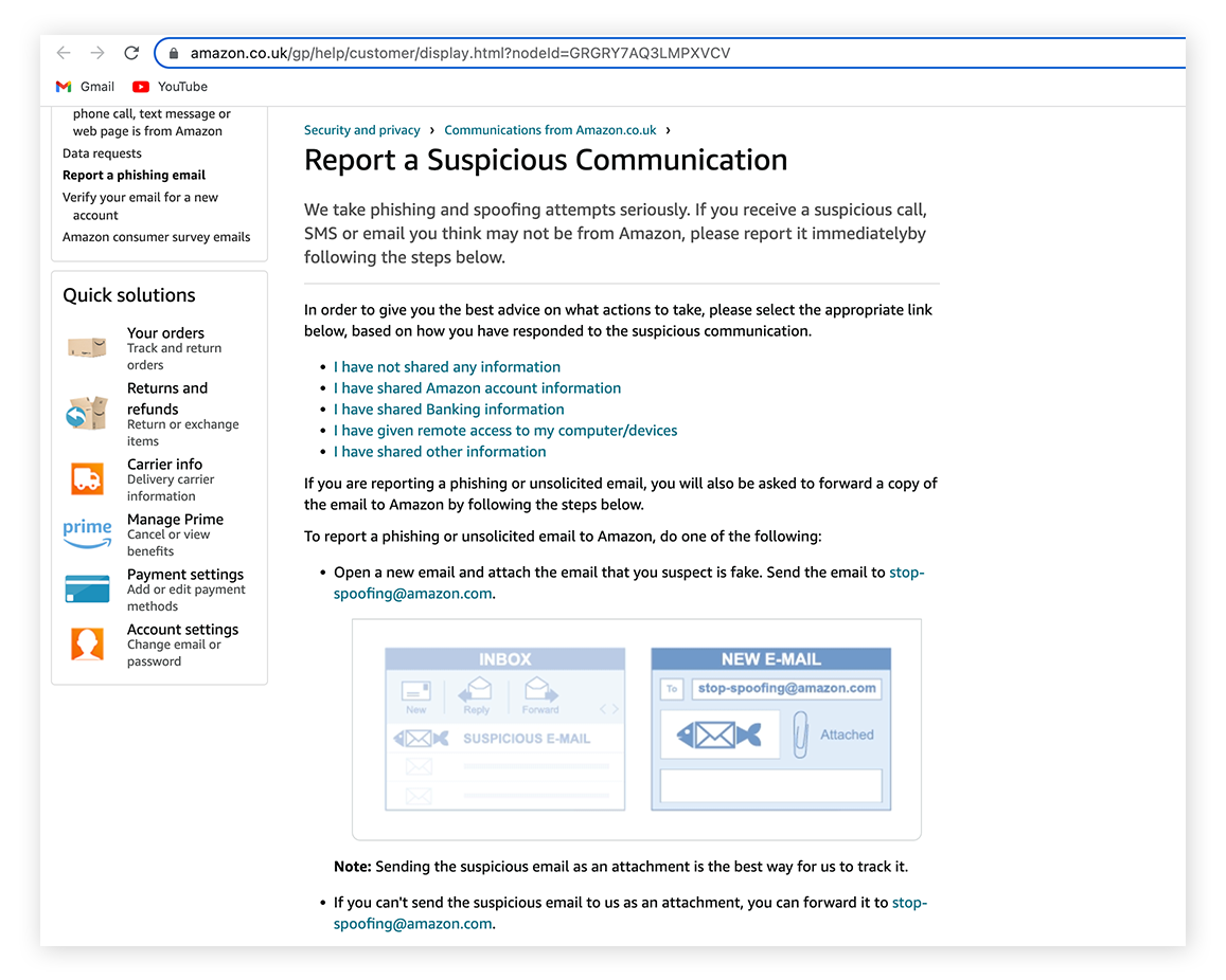 How To Spot Amazon Phishing Emails & Stop Scammers