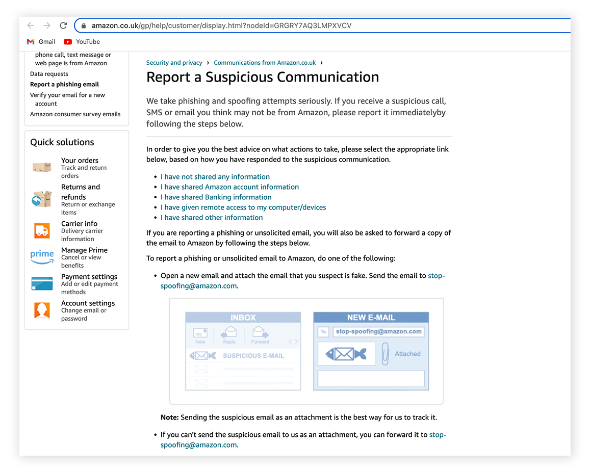 How to Spot Amazon Phishing Emails & Stop Scammers