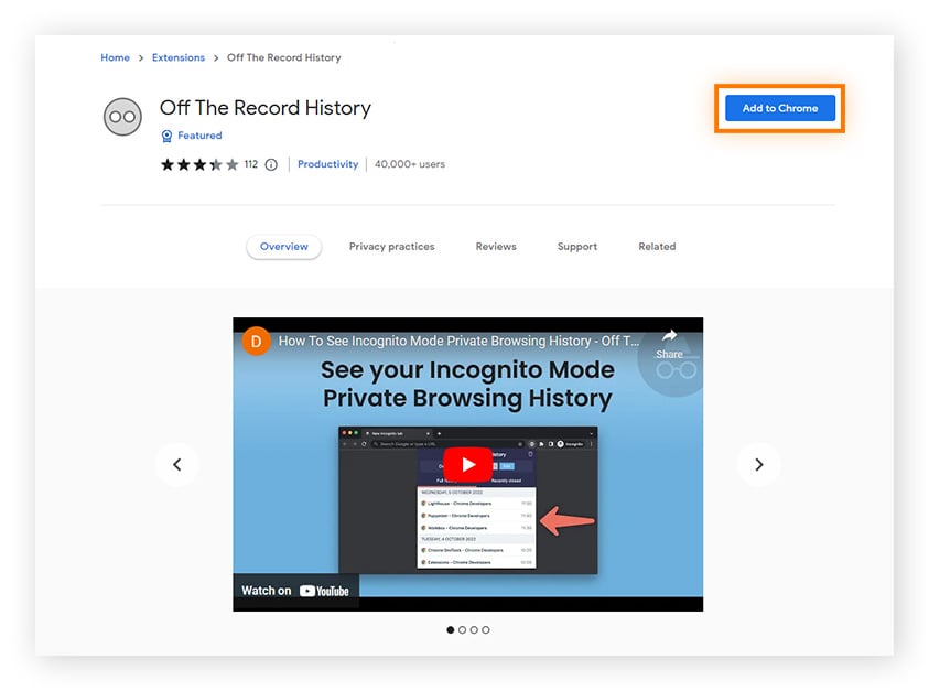 How to View & Delete Incognito History