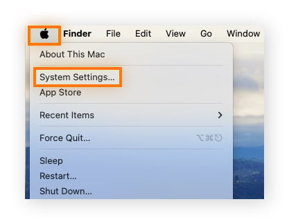 To set up right click on a Mac trackpad, go to System Settings.