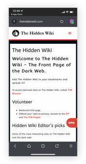 Πρόσβαση στο κρυμμένο wiki, το σκοτεινό ιστό