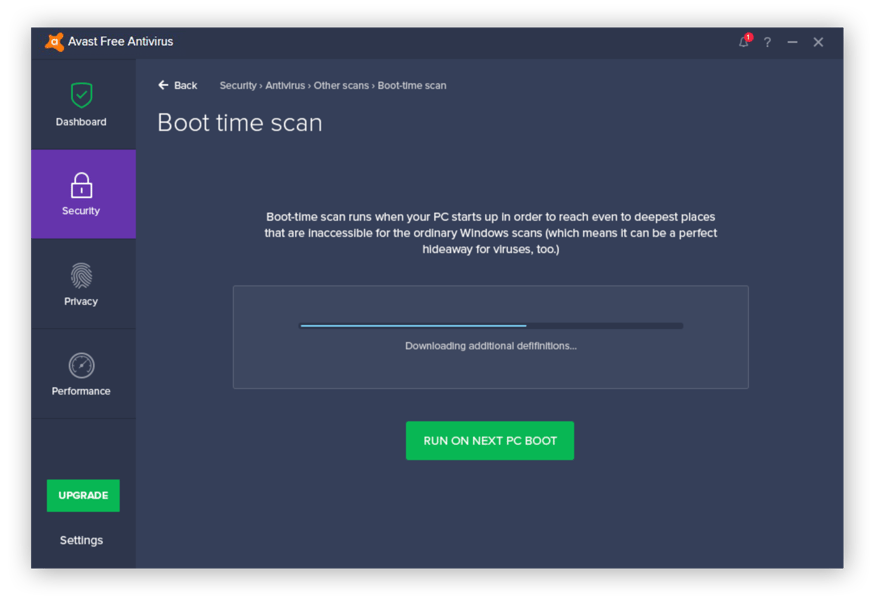 Execute um escaneamento de boot pelo Avast Free Antivirus para detectar e remover rootkits ocultos nos níveis mais profundos.