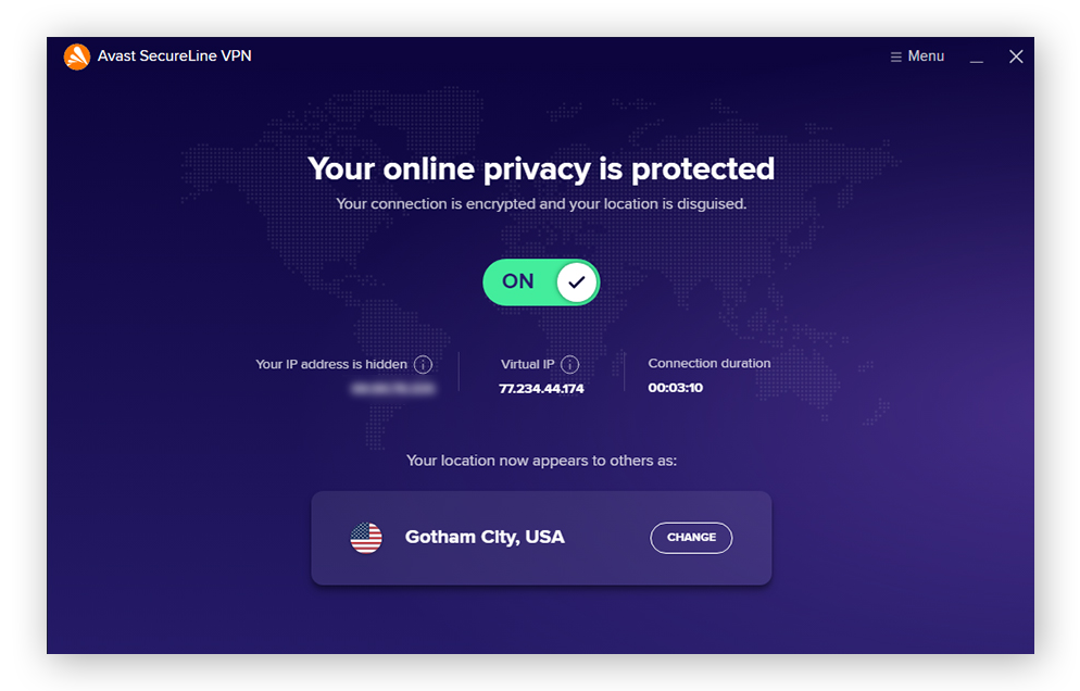 O Avast SecureLine VPN permite P2P e não interromperá a conexão se você estiver fazendo download de várias fontes.