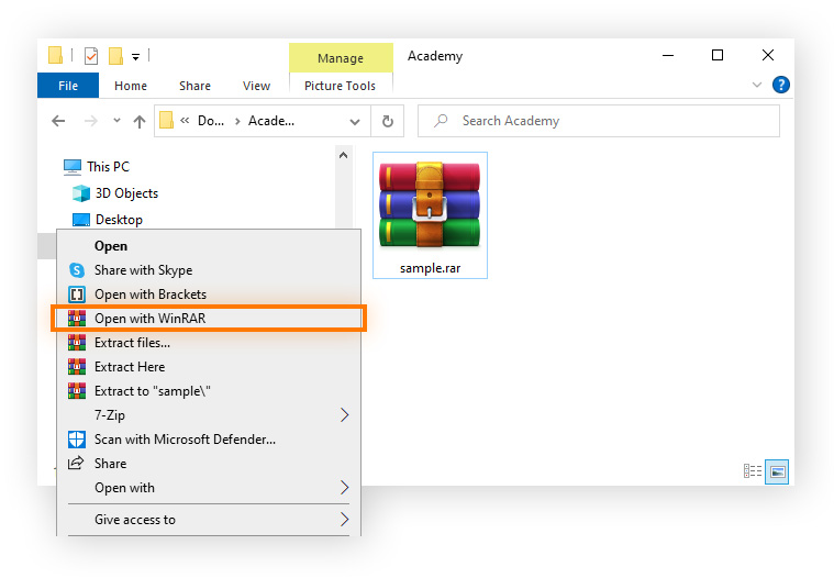 How To Extract Rar Files On Windows at David Pearlie blog