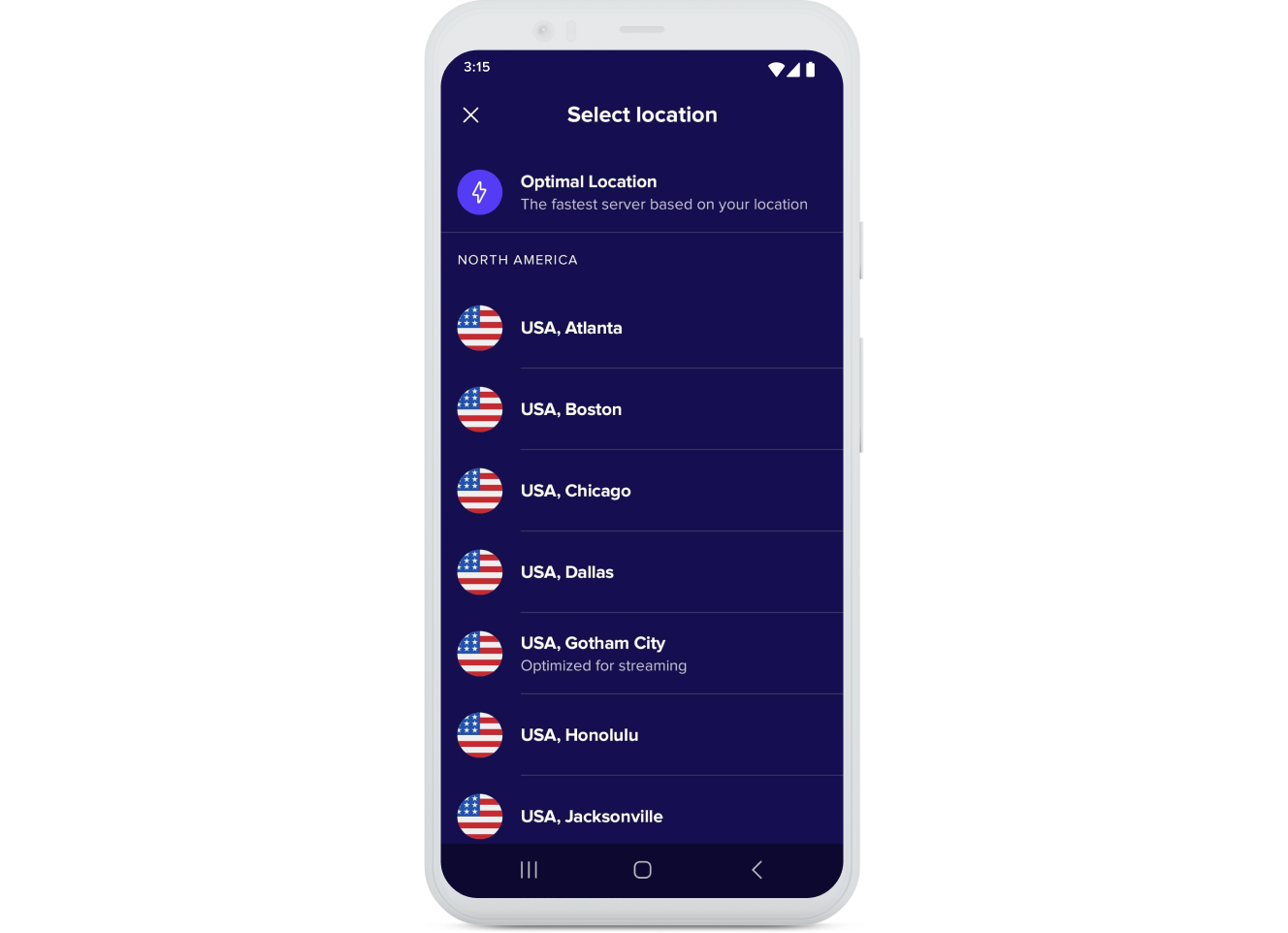 Transfira grátis a nossa app VPN para Android!